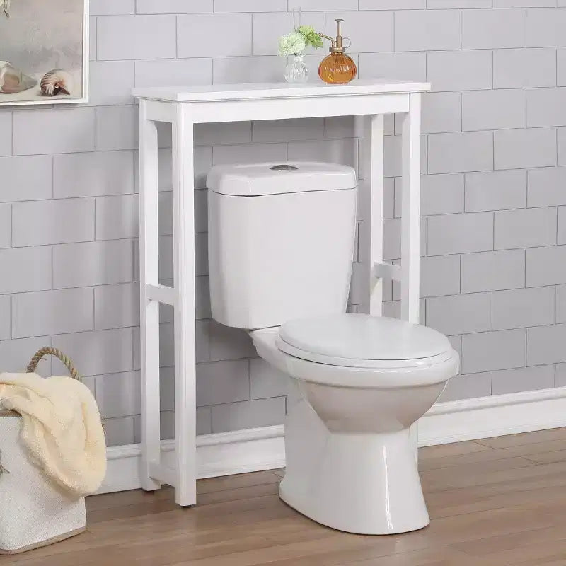 Dorset Over The Toilet Etagere White - Alaterre Furniture