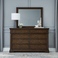 Commode et miroir - Merisier satiné — Dans un monde de tendances éphémères