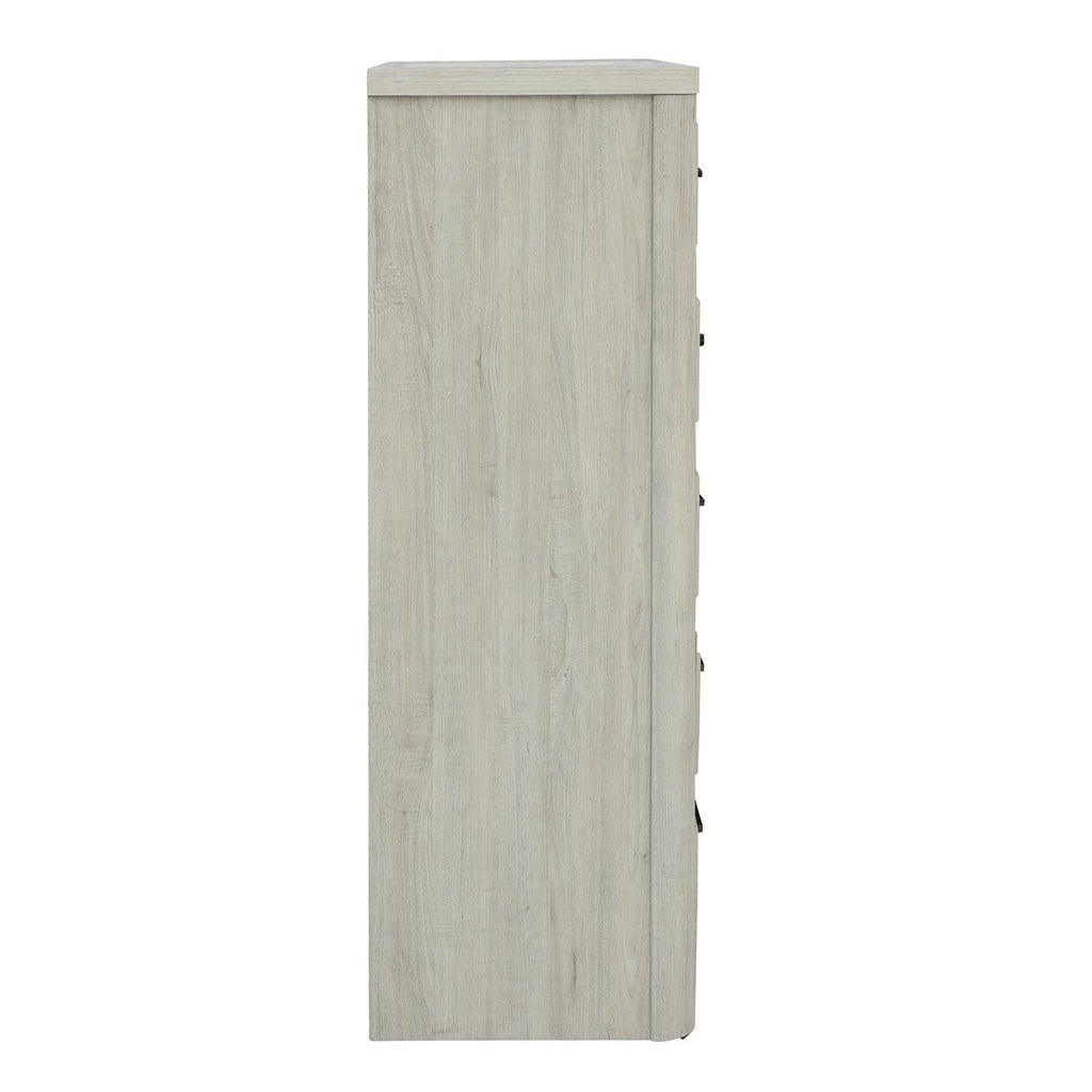 Commode 5 tiroirs - Blanc naturel — 0L x 18