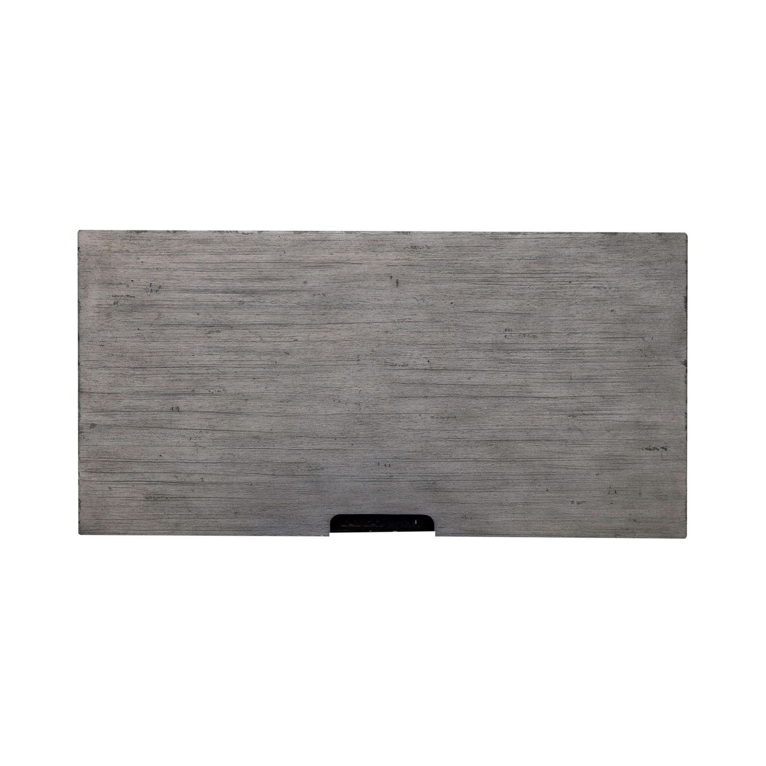 Commode de chevet avec station de recharge — Les façades de tiroir encadrées de bois et les pieds blocs complètent ce look traditionnel.