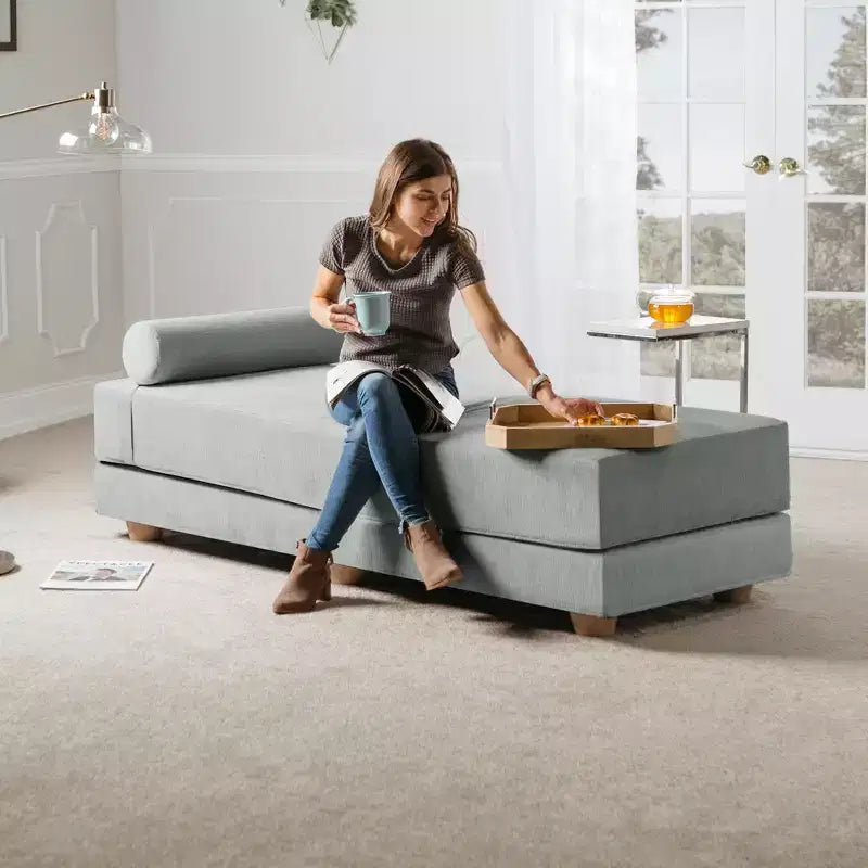 Jaxx Alon Daybed / Fold-Out Queen-Size Sleeper - Microvelvet
