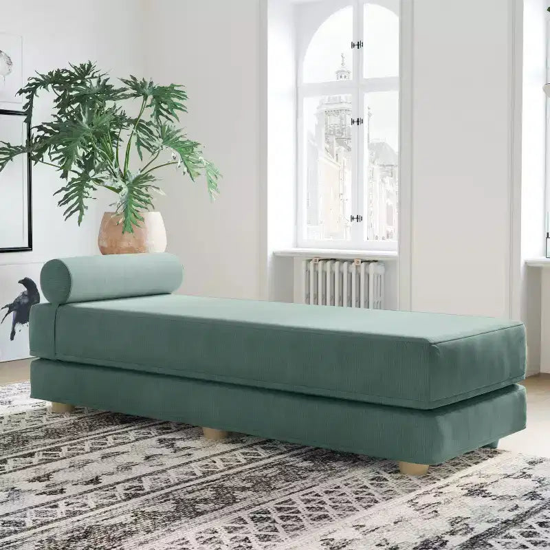 Jaxx Alon Daybed / Fold-Out Queen-Size Sleeper - Microvelvet