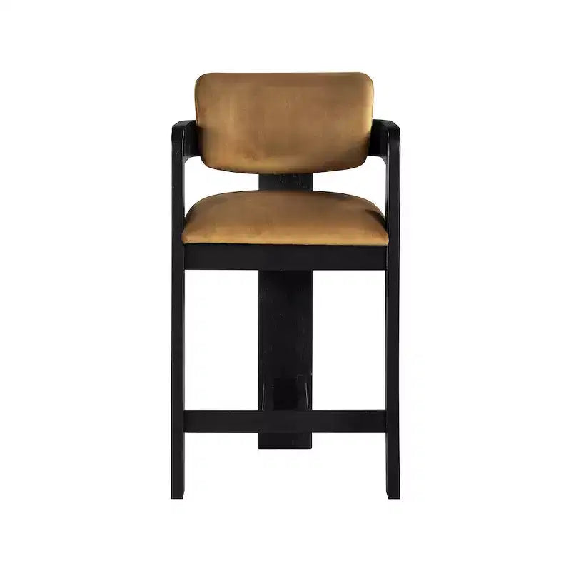 Meridian Furniture Sacha Velvet Bar Stool