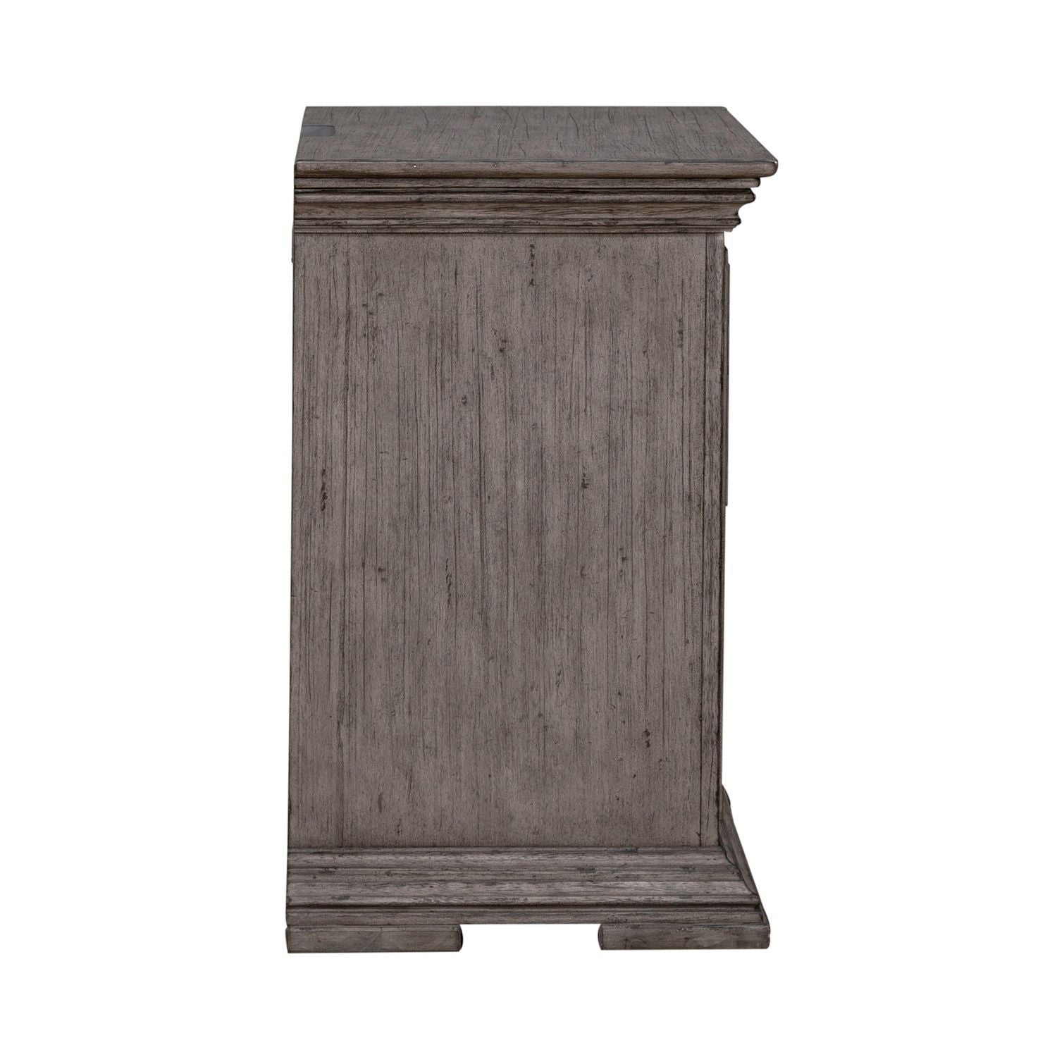 Table de chevet à 2 tiroirs avec station de charge — 0 lb - Table de chevet à 2 tiroirs avec station de charge - Graystone 30