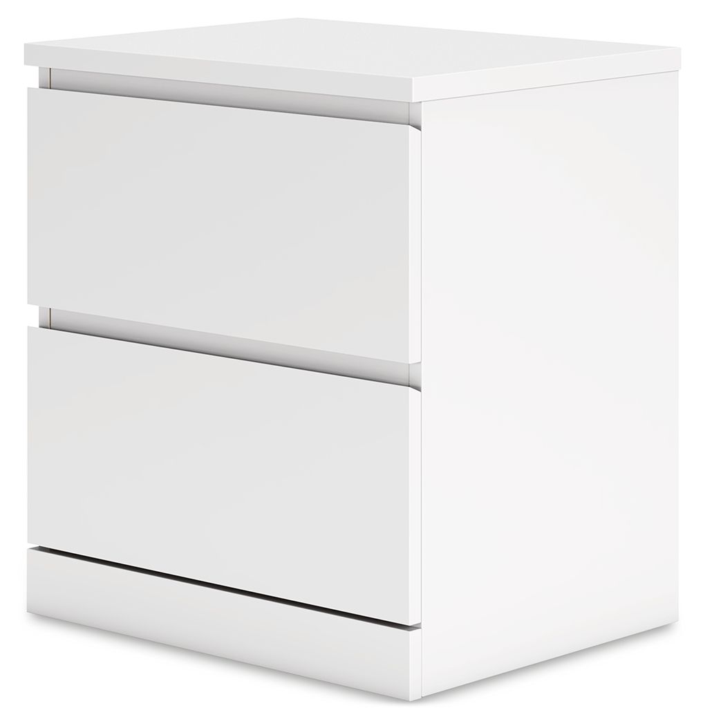 Table de chevet à deux tiroirs — Créez la chambre moderne de vos rêves