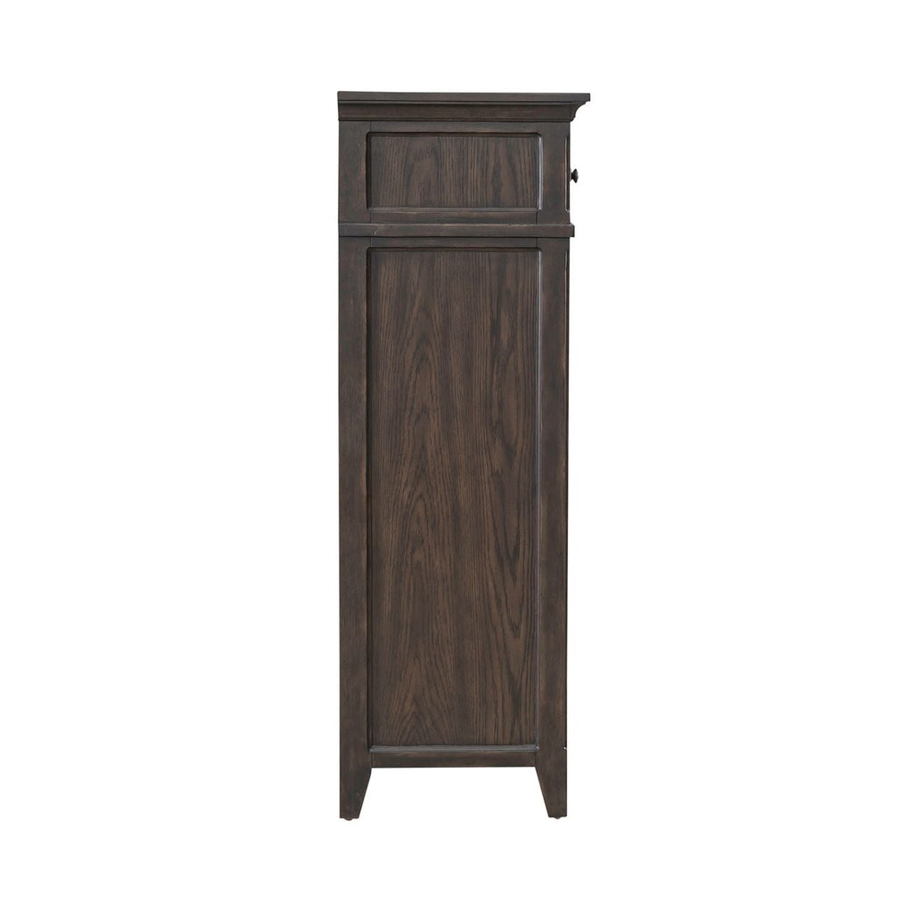 Commode 5 tiroirs - Marron SADDLE – Traditional Living est un design qui crée une impression grandiose du passé et le luxe d'aujourd'hui