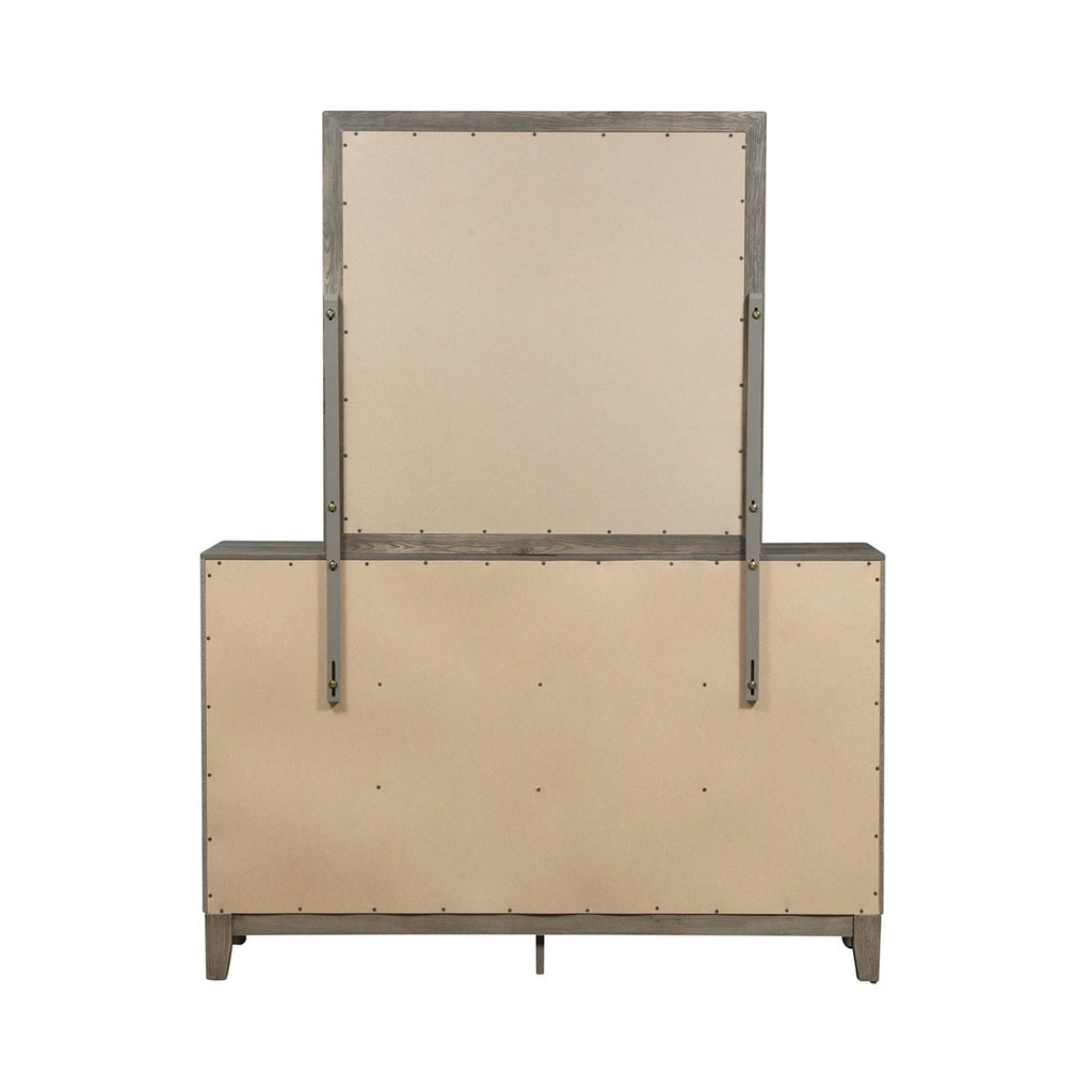 Commode et miroir – Brun clair — Une sensation naturelle créée par l'espace de vie et le mobilier qui y contribuent