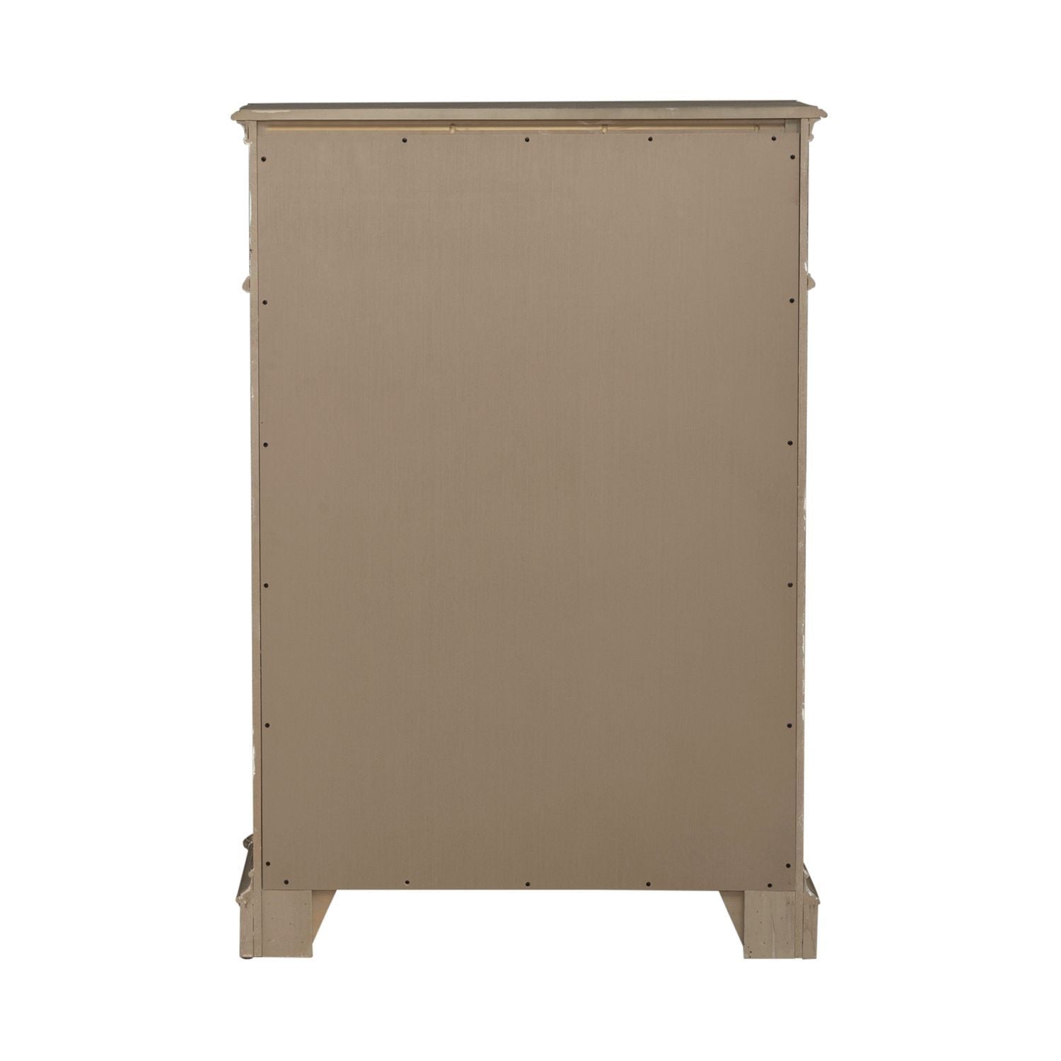 Commode 5 tiroirs — Des finitions antiques chaleureuses et un vieillissement artistique, associés à des dimensions généreuses, un ensemble à transmettre de génération en génération