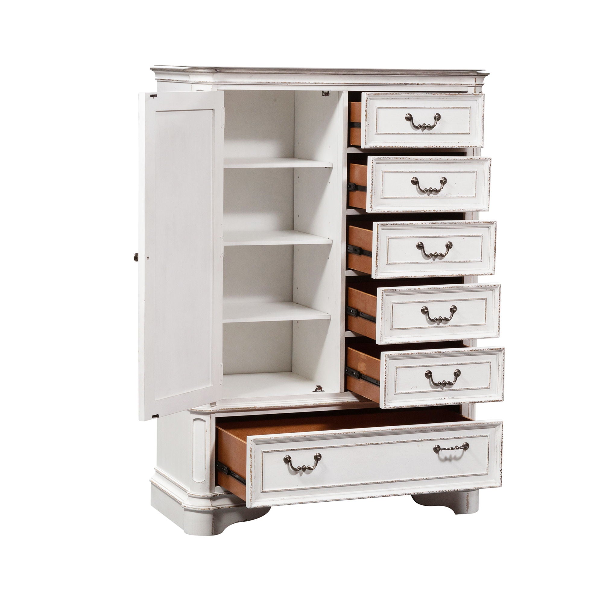 Maître-coffre – Blanc antique — Le mélange d'influences européennes crée un style vraiment unique pour tout espace de vie
