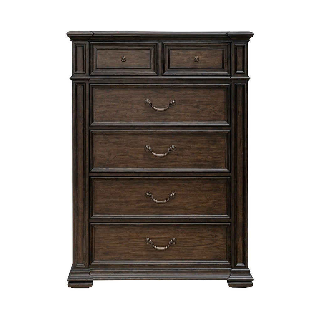 Commode 6 tiroirs - Brun château — la collection Providence Park témoigne de la puissance intemporelle du design classique