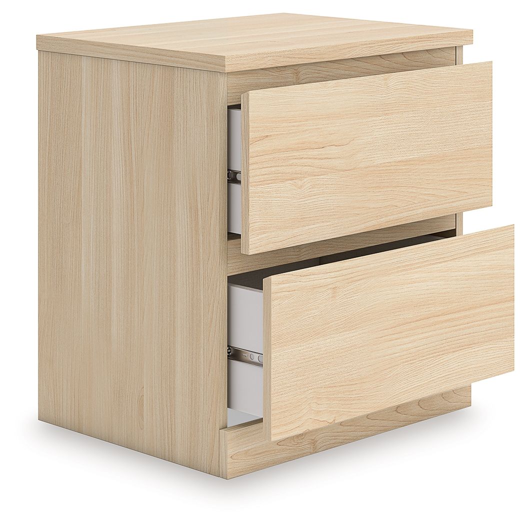 Table de chevet à deux tiroirs — Créez la chambre moderne de vos rêves