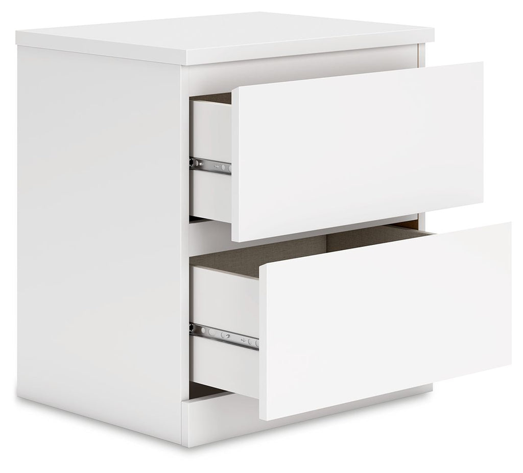 Table de chevet à deux tiroirs — Créez la chambre moderne de vos rêves