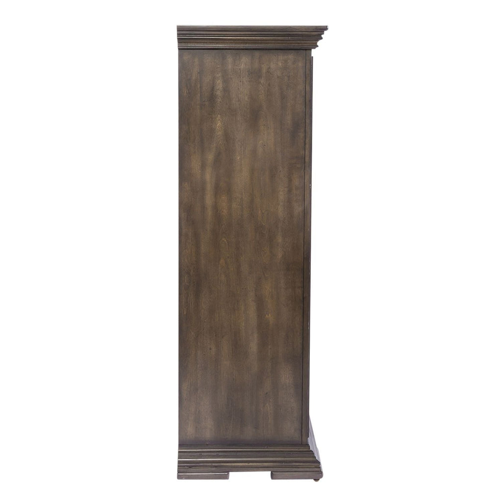 Commode de porte – Fabriquée avec des solides en bois d'hévéa et des produits du bois – protection anti-poussière du caisson inférieur et tiroirs intérieurs entièrement teints