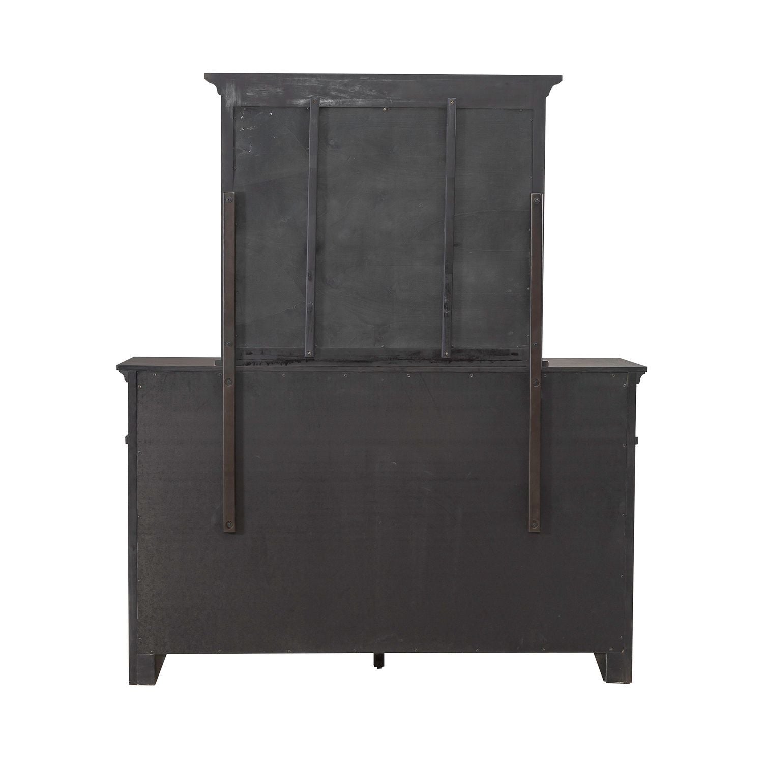 Commode et miroir - Marron selle — Traditional Living est un design qui crée une impression grandiose du passé tout en offrant le luxe d'aujourd'hui