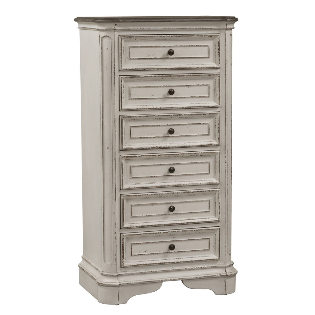 Commode Lingerie - Blanc Antique — Le mélange des influences européennes crée un style vraiment unique pour tout espace de vie