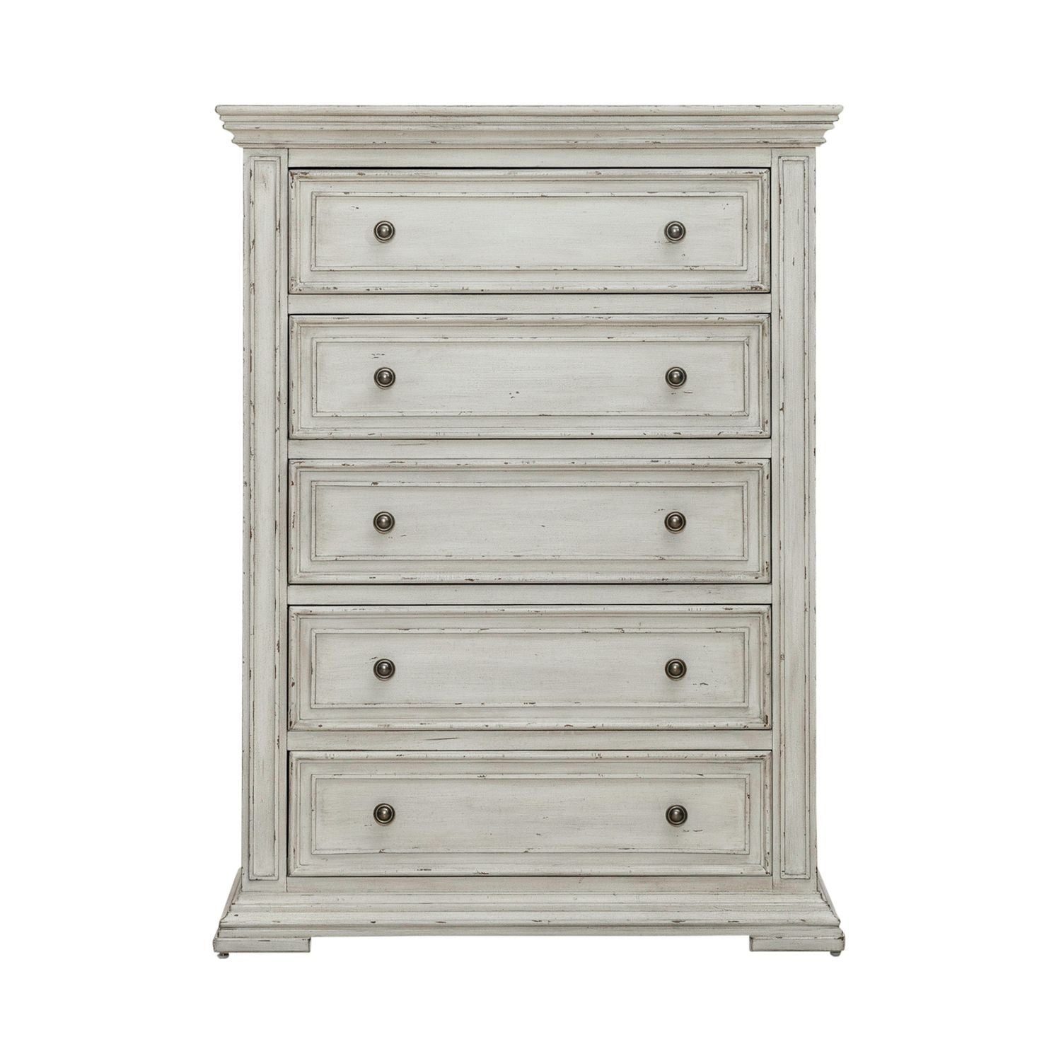 Commode 5 tiroirs — Cette commode allie à la perfection le design traditionnel et le style moderne actuel.