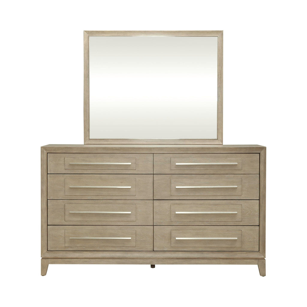 Commode et miroir - Grès — la collection confère un caractère distinctif qui enveloppe les espaces de chaleur et de charme