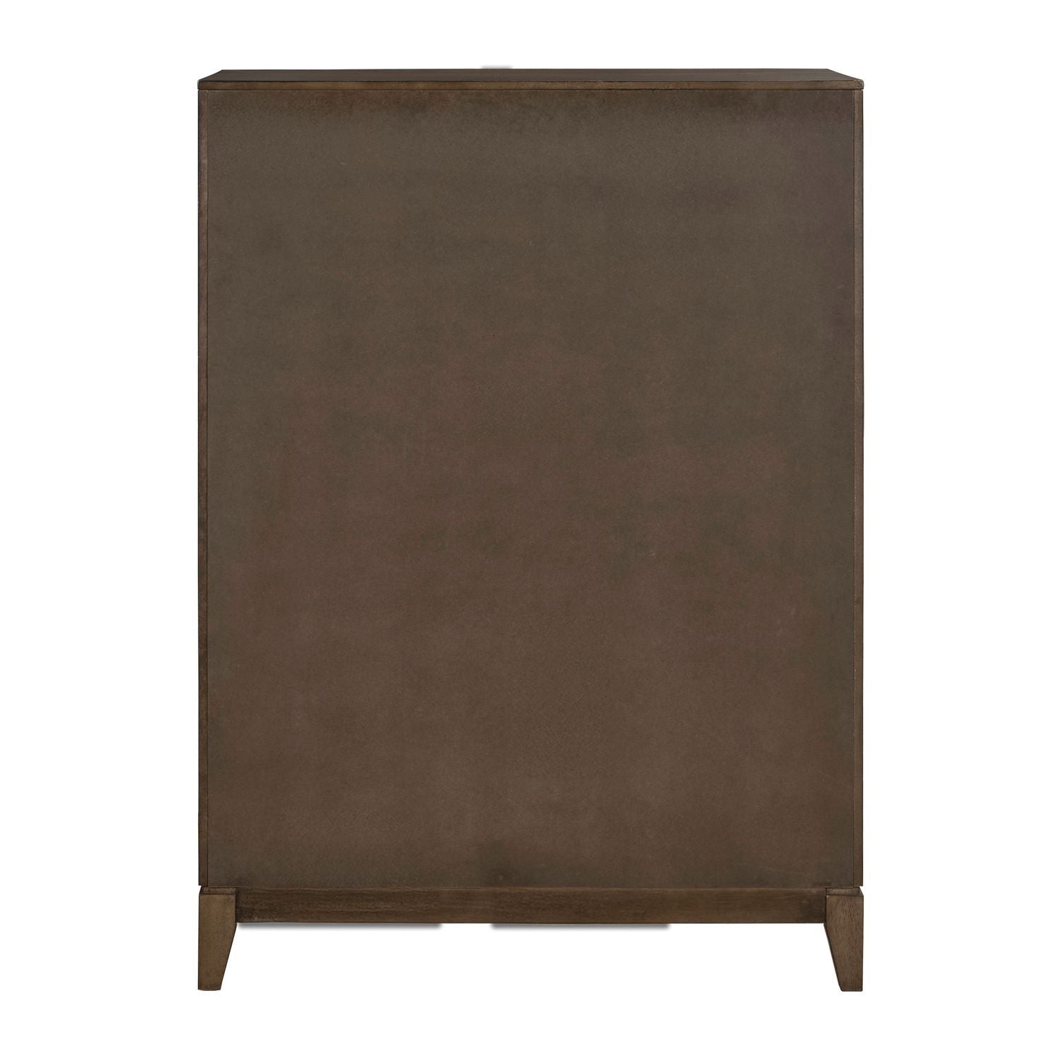 Commode 5 tiroirs – Brun Harvest — La finition brun harvest est rehaussée de quincaillerie bronze foncé qui s'harmonise à tout décor