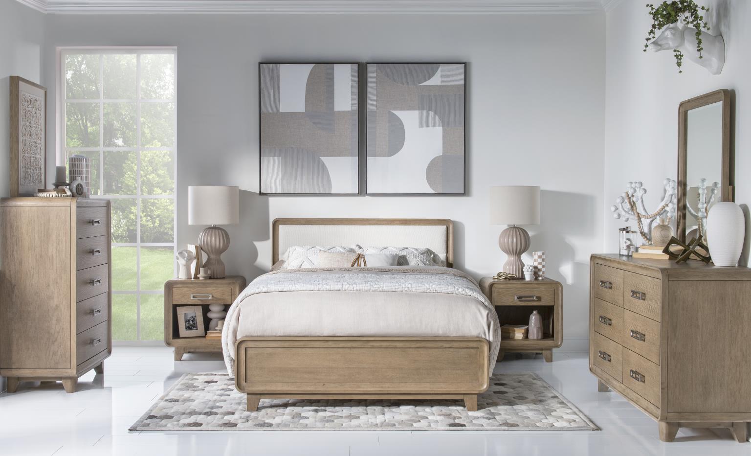 Commode à 6 tiroirs - Chêne du désert — conçue pour ceux qui apprécient le style et le confort dans une chambre d'enfant ou d'amis