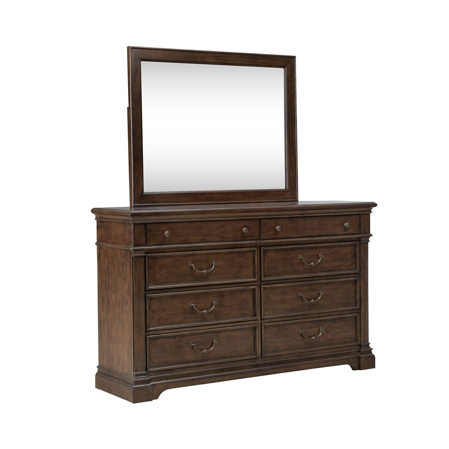 Commode et miroir - Merisier satiné — Dans un monde de tendances éphémères