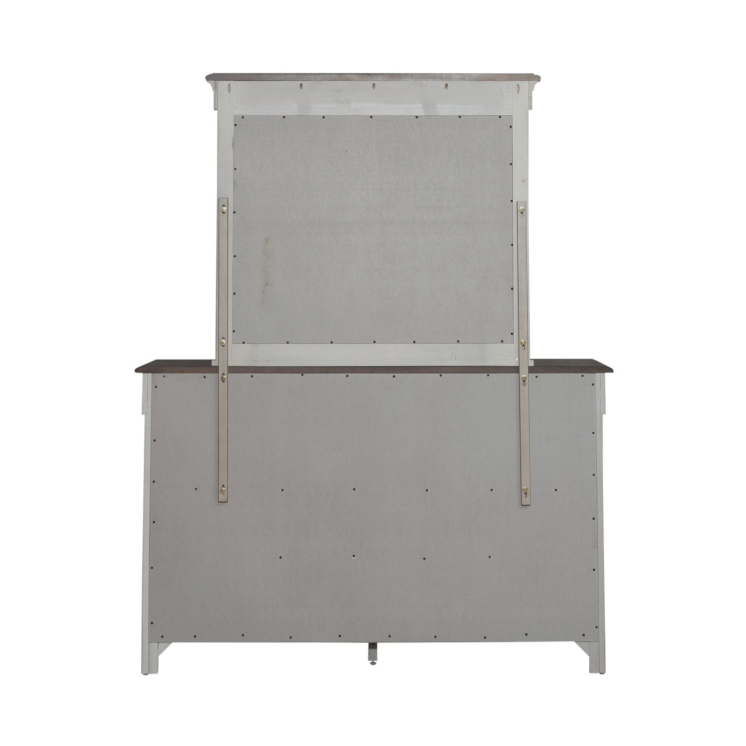 Commode et miroir – lin vieilli/taupe poudré — ajoutez un style décontracté et vous créez un look classique à l'ambiance décontractée