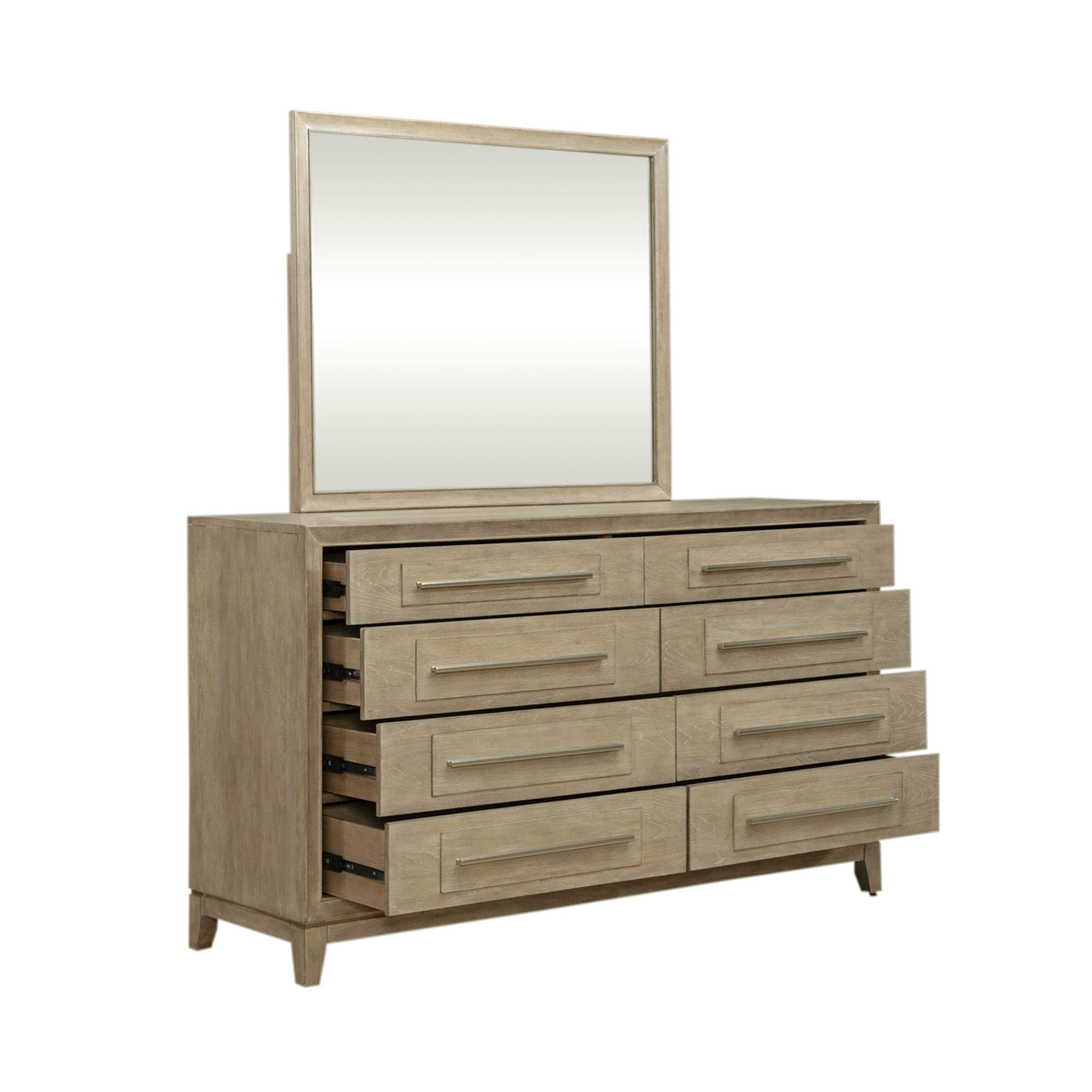 Commode et miroir - Grès — la collection confère un caractère distinctif qui enveloppe les espaces de chaleur et de charme