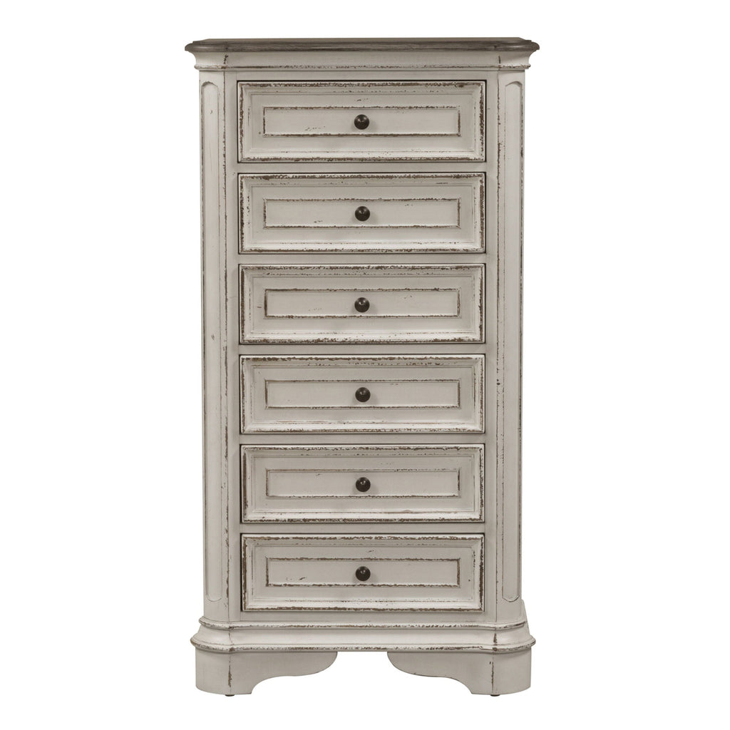 Commode Lingerie - Blanc Antique — Le mélange des influences européennes crée un style vraiment unique pour tout espace de vie