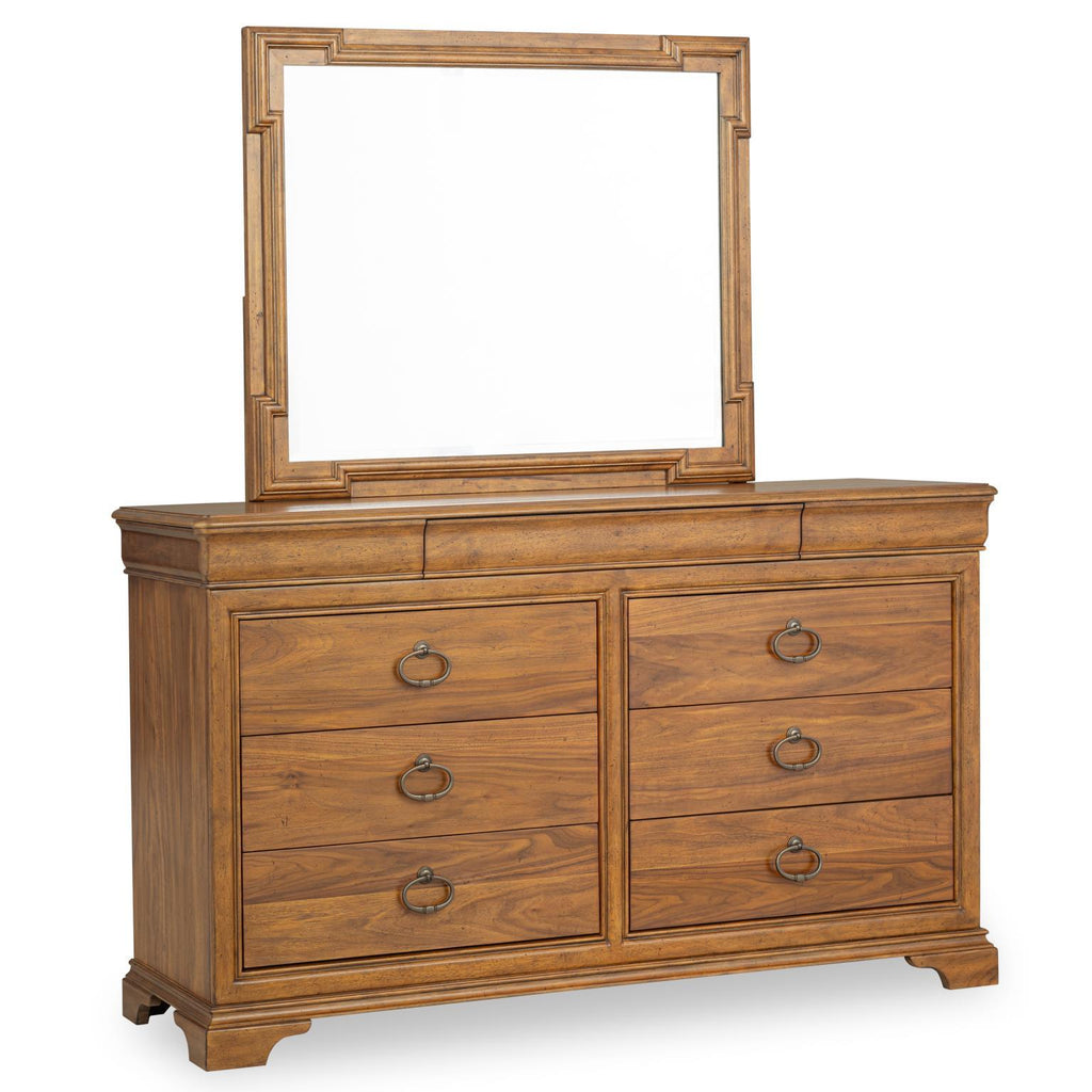 Commode – Noyer Héritage — cette collection allie un design intemporel à une fonctionnalité bien pensée pour les chambres et les salles à manger
