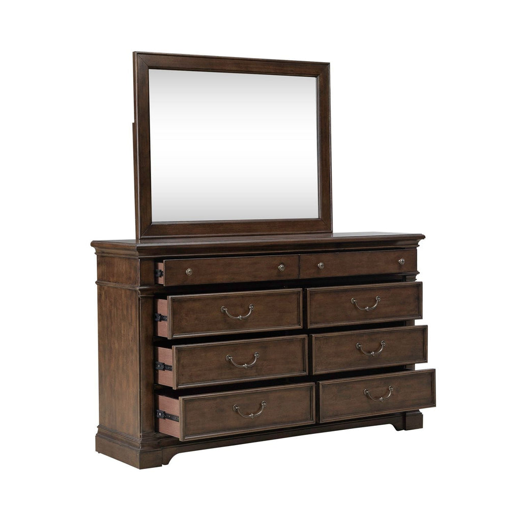 Commode et miroir - Merisier satiné — Dans un monde de tendances éphémères