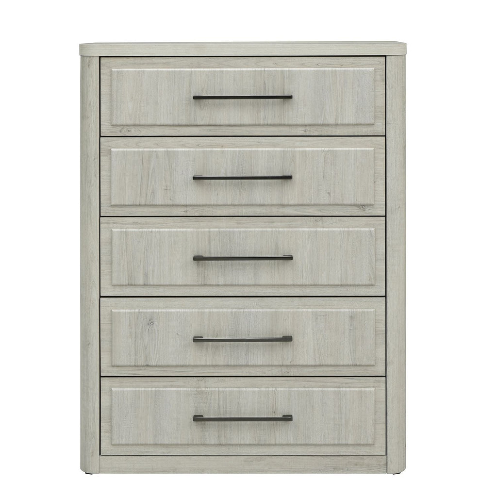 Commode 5 tiroirs - Blanc naturel — 0L x 18