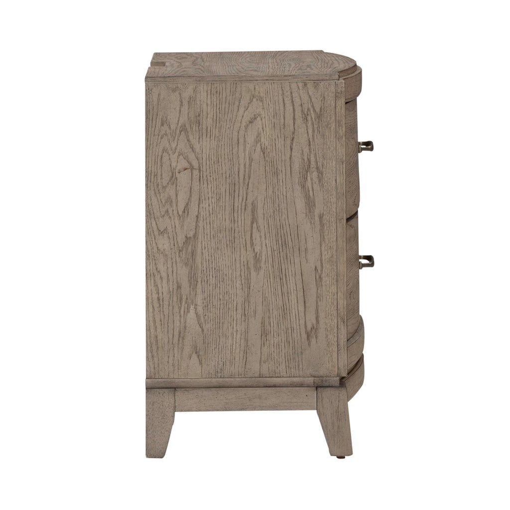 Table de chevet avec station de charge — Le style contemporain se caractérise par un design qui transmet énergie et imagination, tandis que les silhouettes