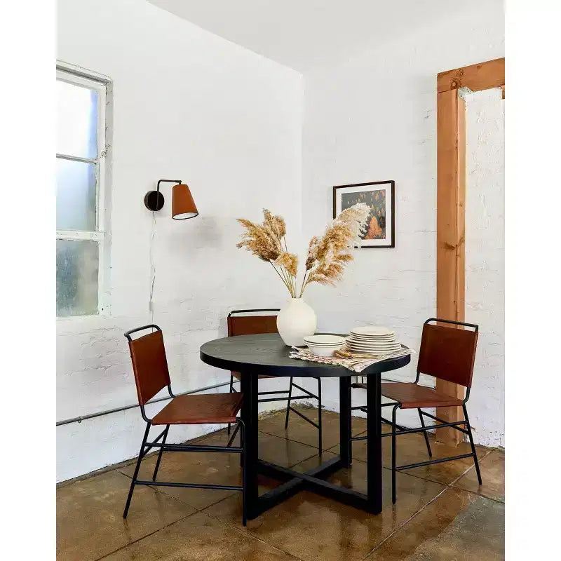 Keener All Wood Round Dining Table - Threshold