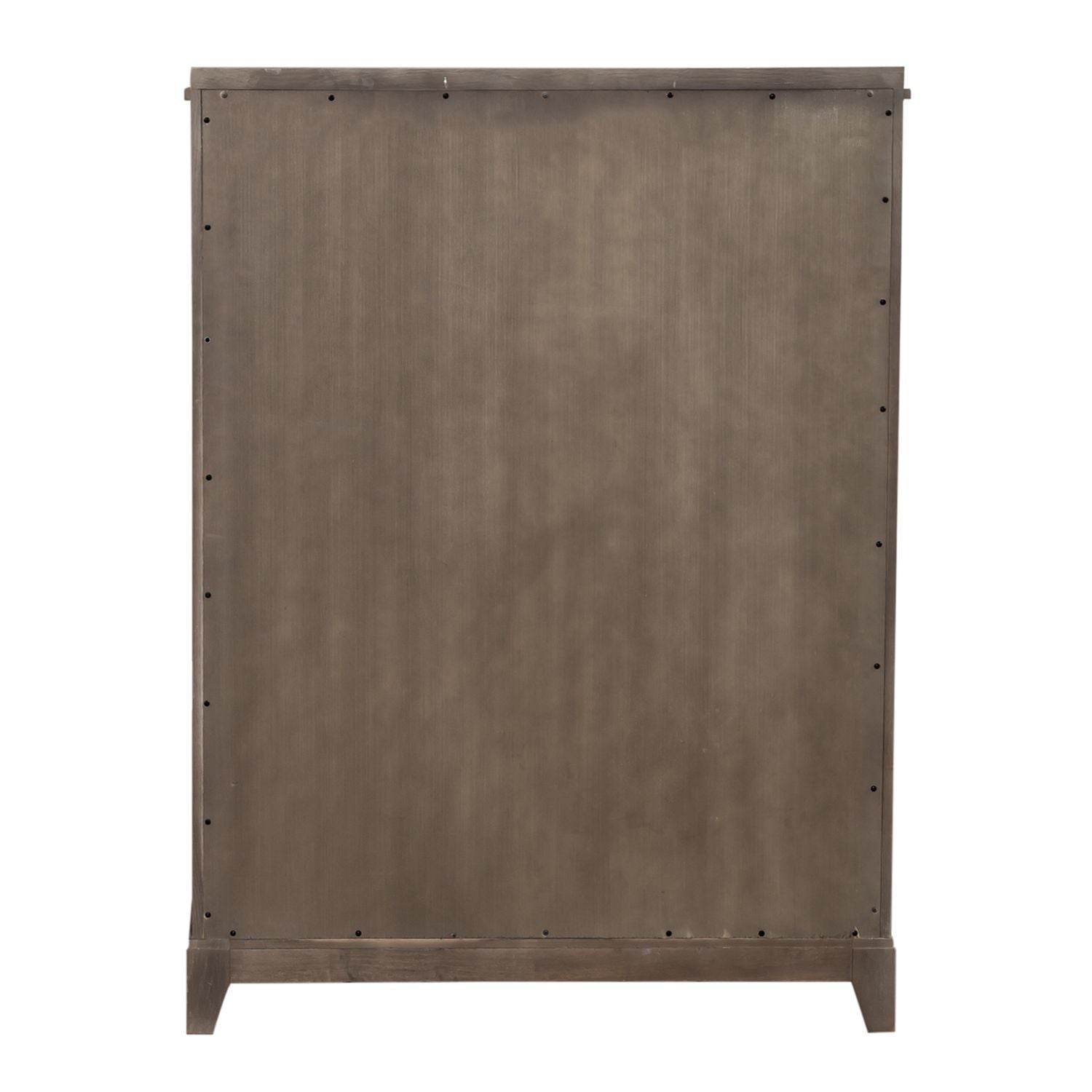Commode 5 tiroirs - Taupe délavé — Les styles sont souvent simplistes avec des touches de luxe comme l'acier inoxydable ou le velours