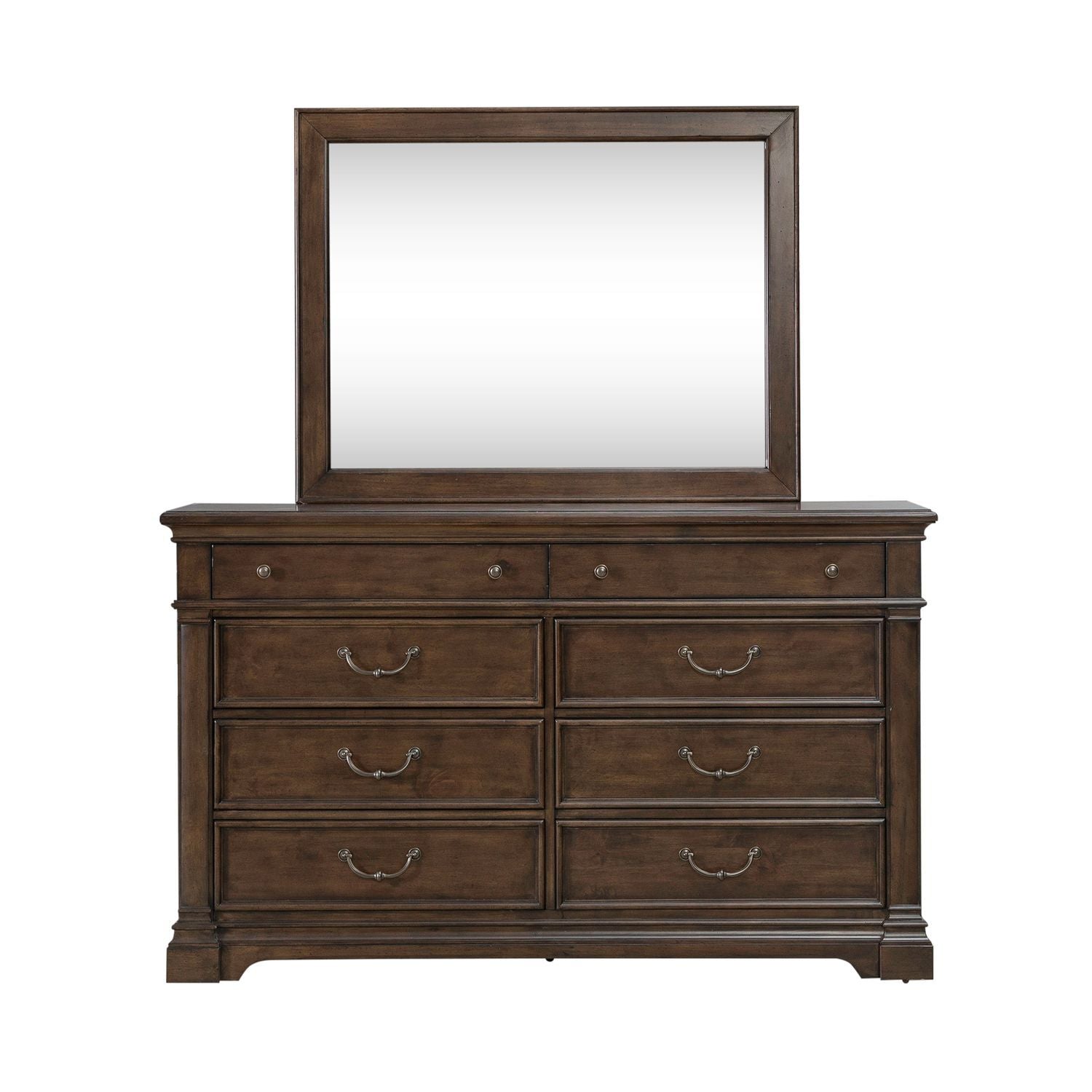 Commode et miroir - Merisier satiné — Dans un monde de tendances éphémères