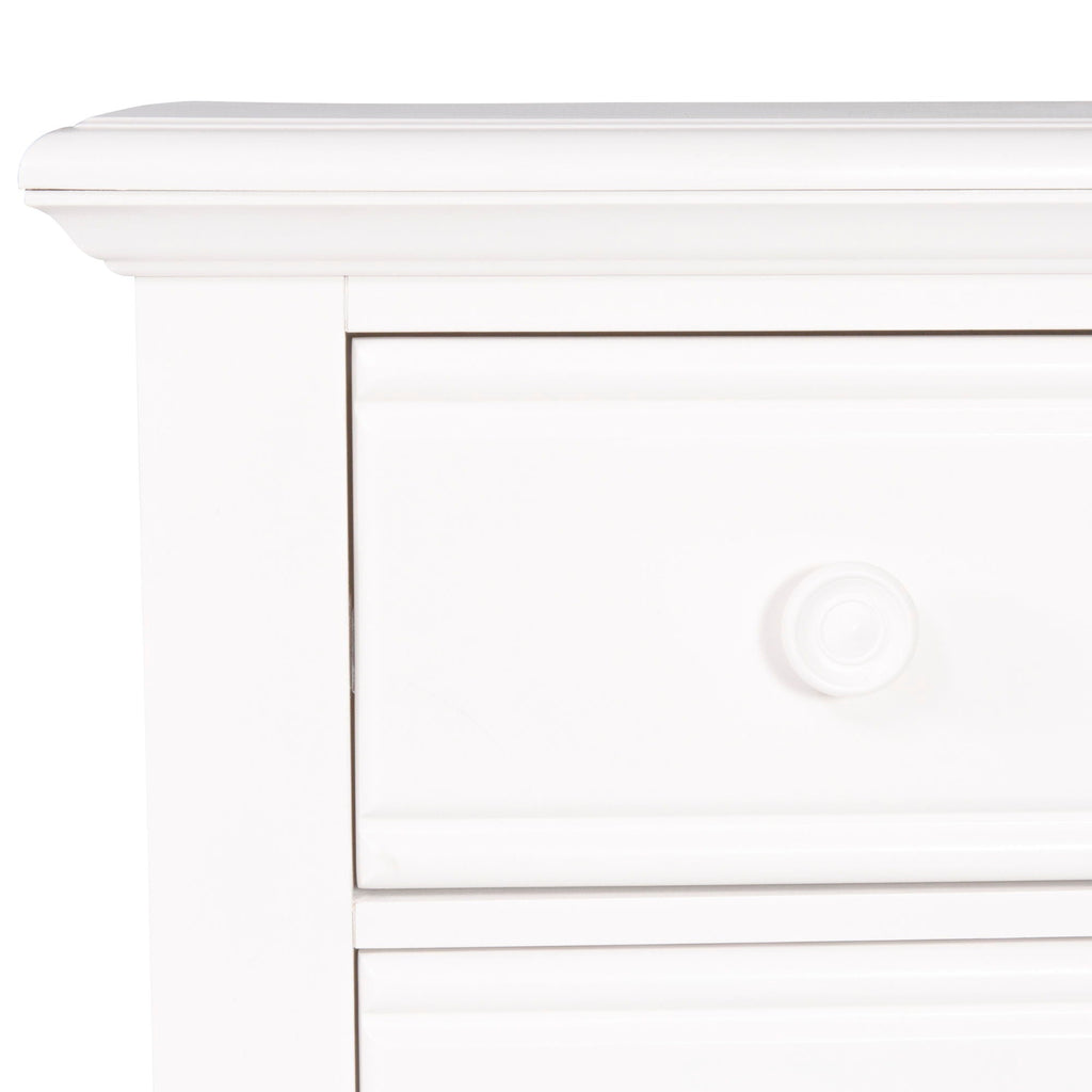 Commode 5 tiroirs — Fabriquée en pin massif avec du MDF peint