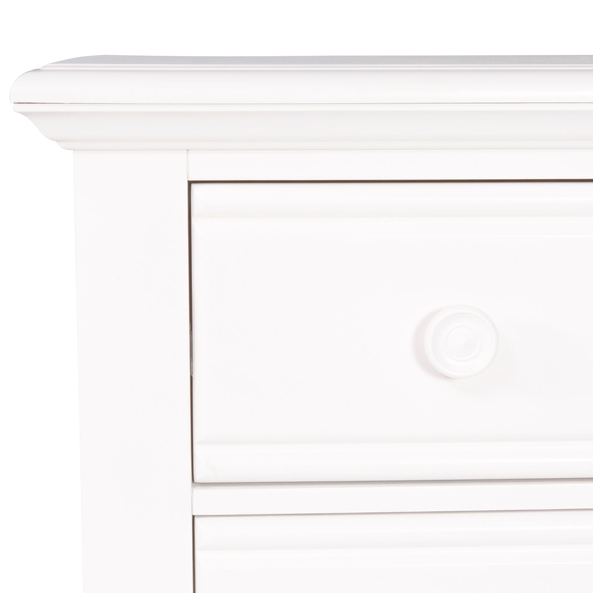 Commode 5 tiroirs — Fabriquée en pin massif avec du MDF peint