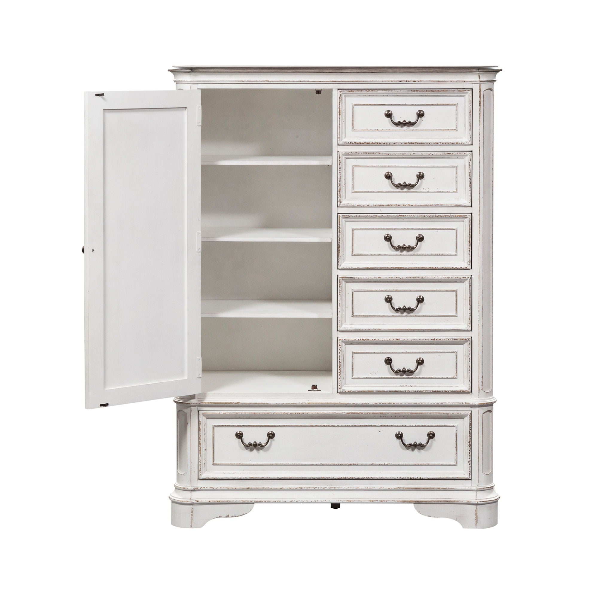 Maître-coffre – Blanc antique — Le mélange d'influences européennes crée un style vraiment unique pour tout espace de vie
