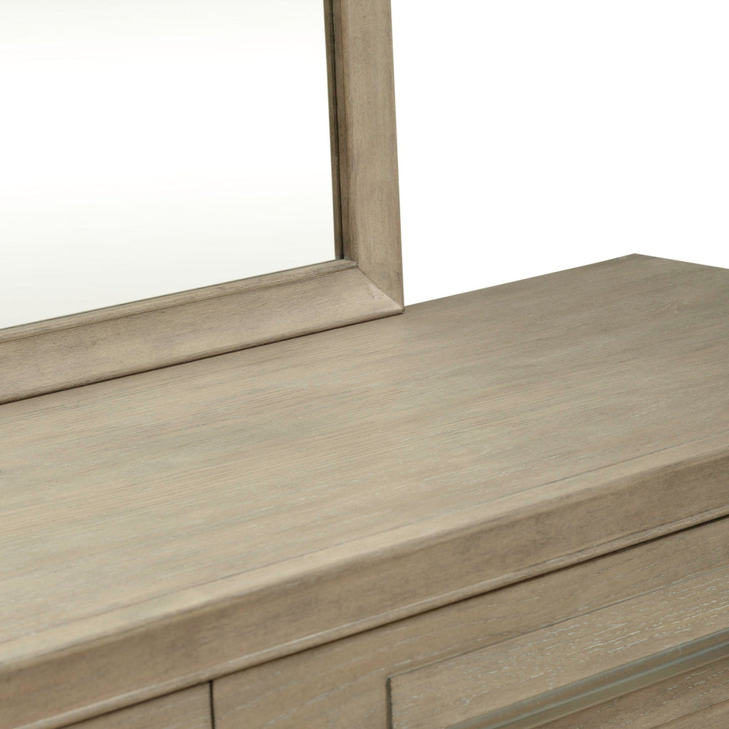 Commode et miroir - Grès — la collection confère un caractère distinctif qui enveloppe les espaces de chaleur et de charme