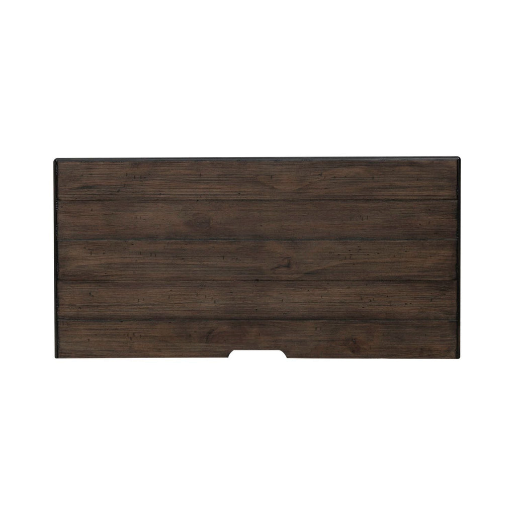 Commode de chevet avec station de recharge – Riverstone Blanc et Tabac — La vie de cottage et de ferme offre l'équilibre parfait entre la vie à