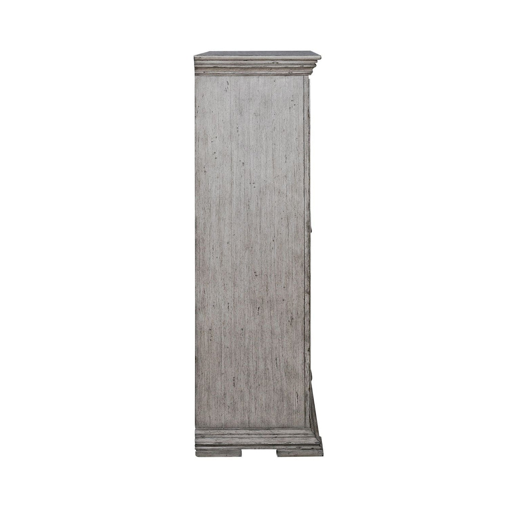 Commode de porte – Fabriquée avec des solides en bois d'hévéa et des produits du bois – protection anti-poussière du caisson inférieur et tiroirs intérieurs entièrement teints