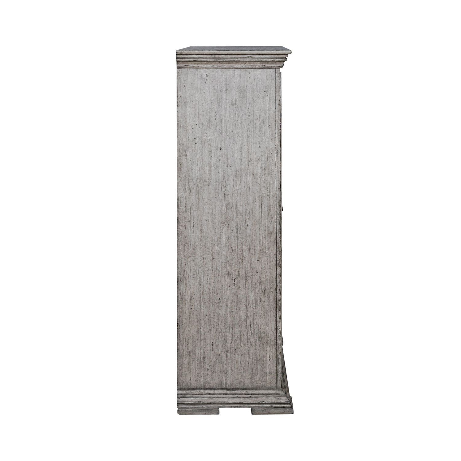 Commode de porte – Fabriquée avec des solides en bois d'hévéa et des produits du bois – protection anti-poussière du caisson inférieur et tiroirs intérieurs entièrement teints