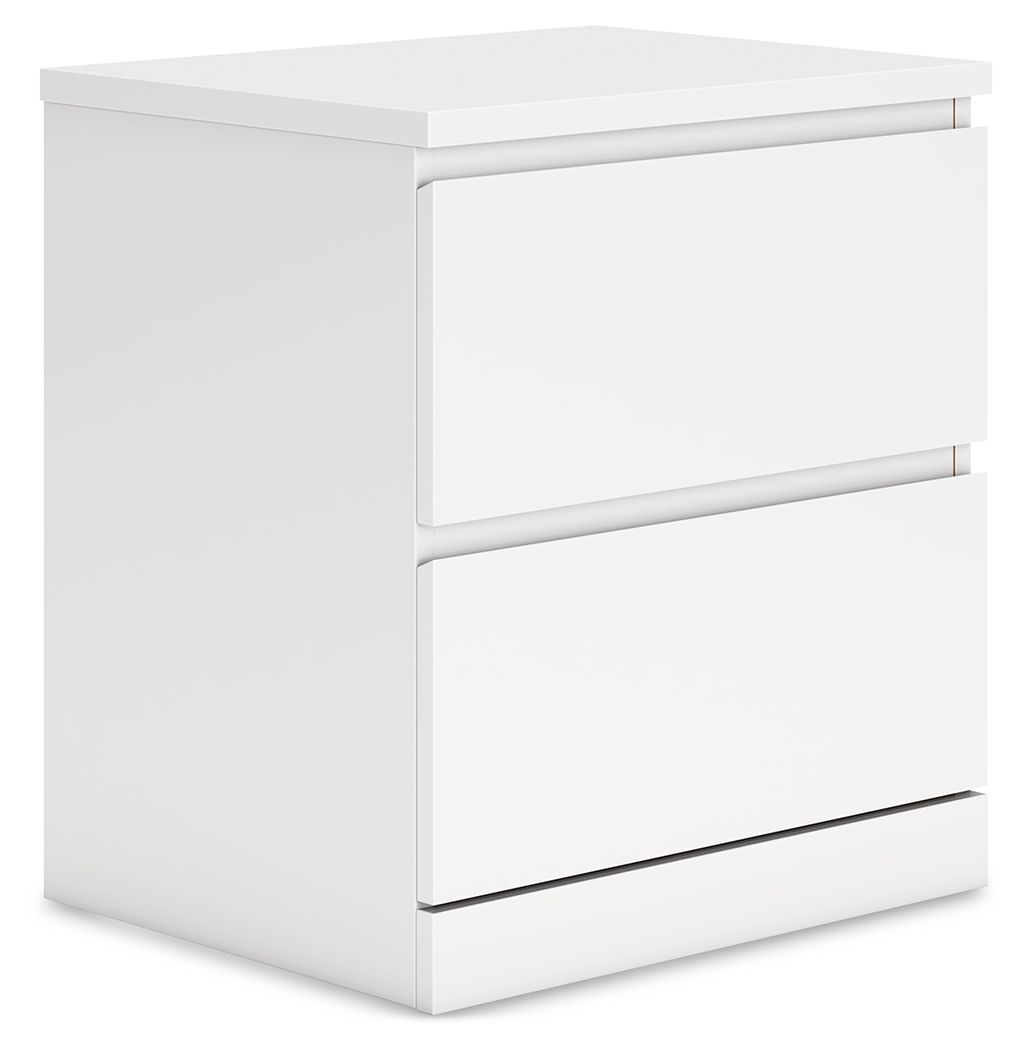 Table de chevet à deux tiroirs — Créez la chambre moderne de vos rêves