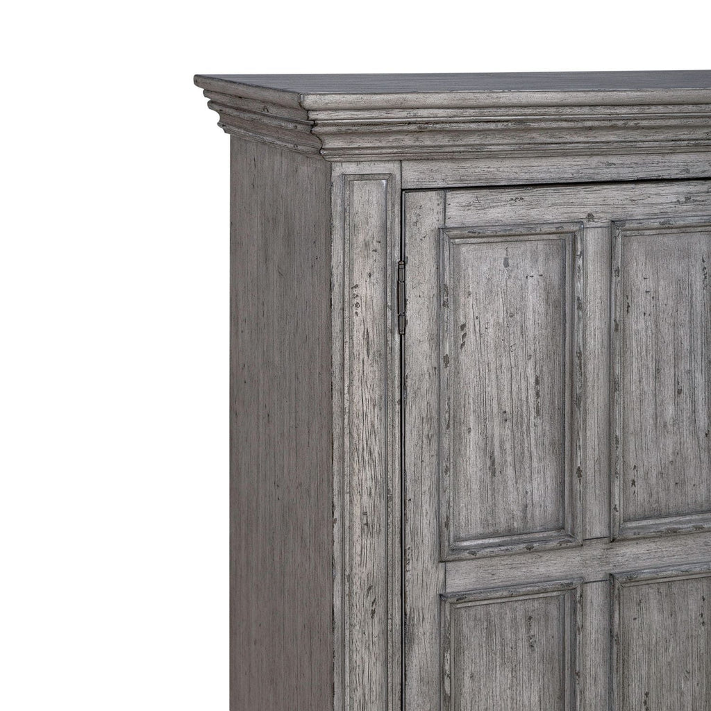 Commode de porte – Fabriquée avec des solides en bois d'hévéa et des produits du bois – protection anti-poussière du caisson inférieur et tiroirs intérieurs entièrement teints