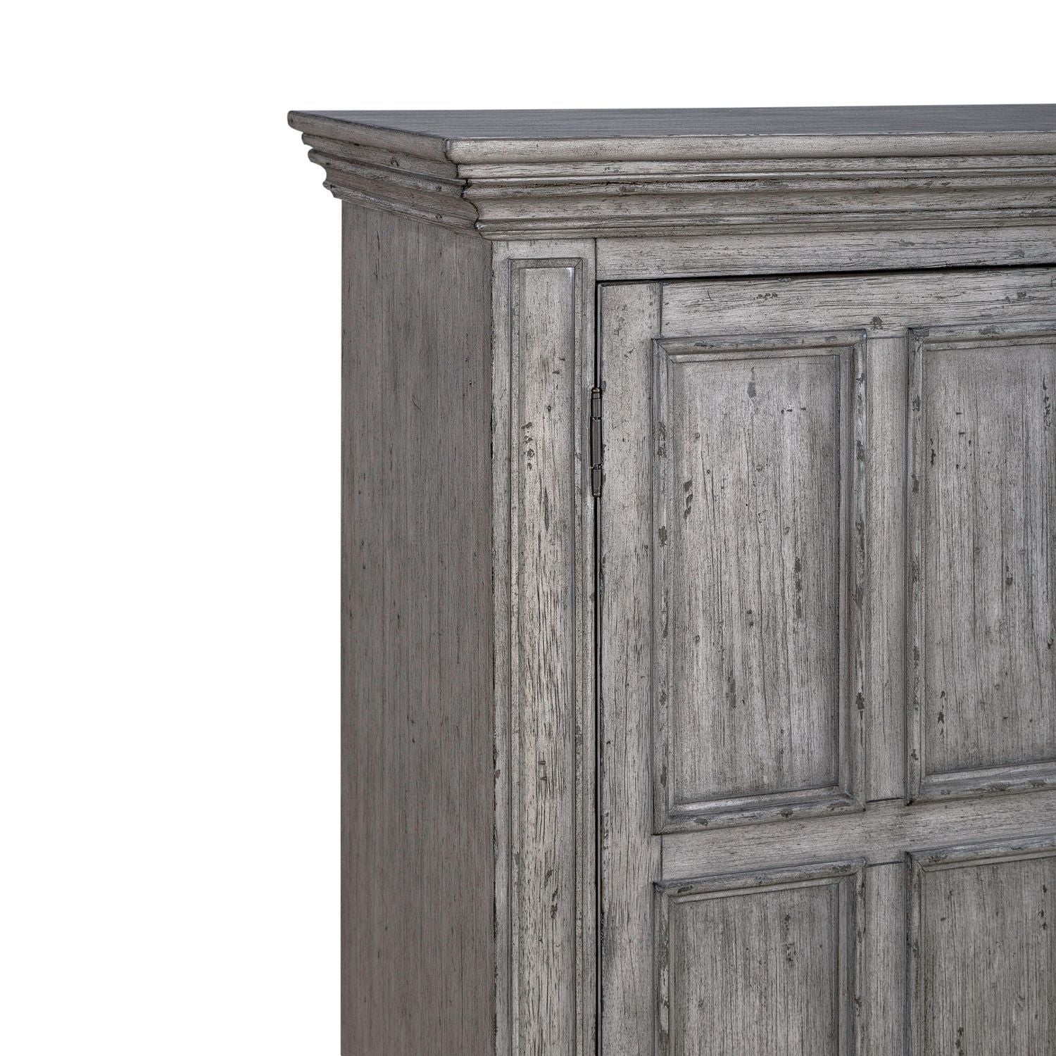 Commode de porte – Fabriquée avec des solides en bois d'hévéa et des produits du bois – protection anti-poussière du caisson inférieur et tiroirs intérieurs entièrement teints