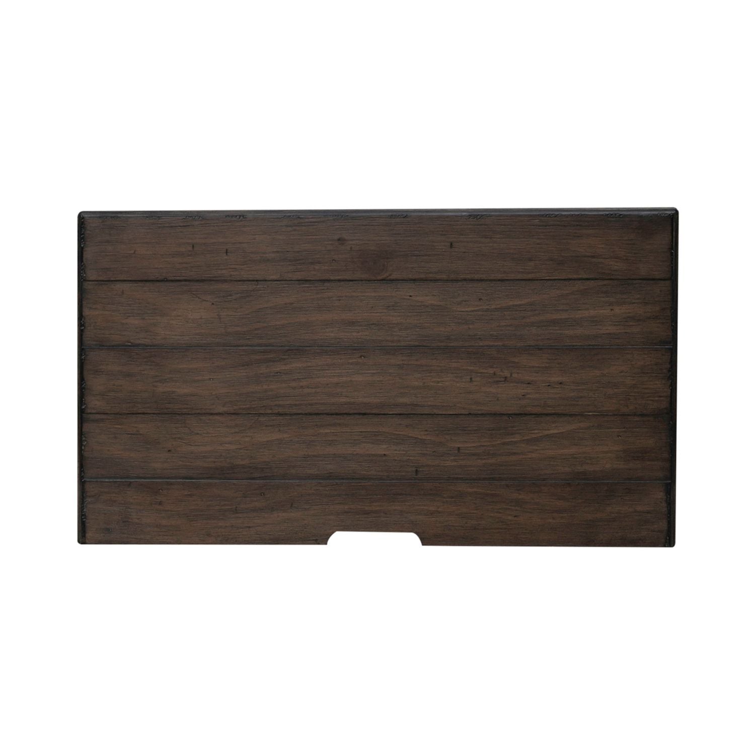 Table de chevet 3 tiroirs avec station de charge - Blanc galet et tabac — L'esprit Cottage et Ferme trouve le parfait équilibre entre