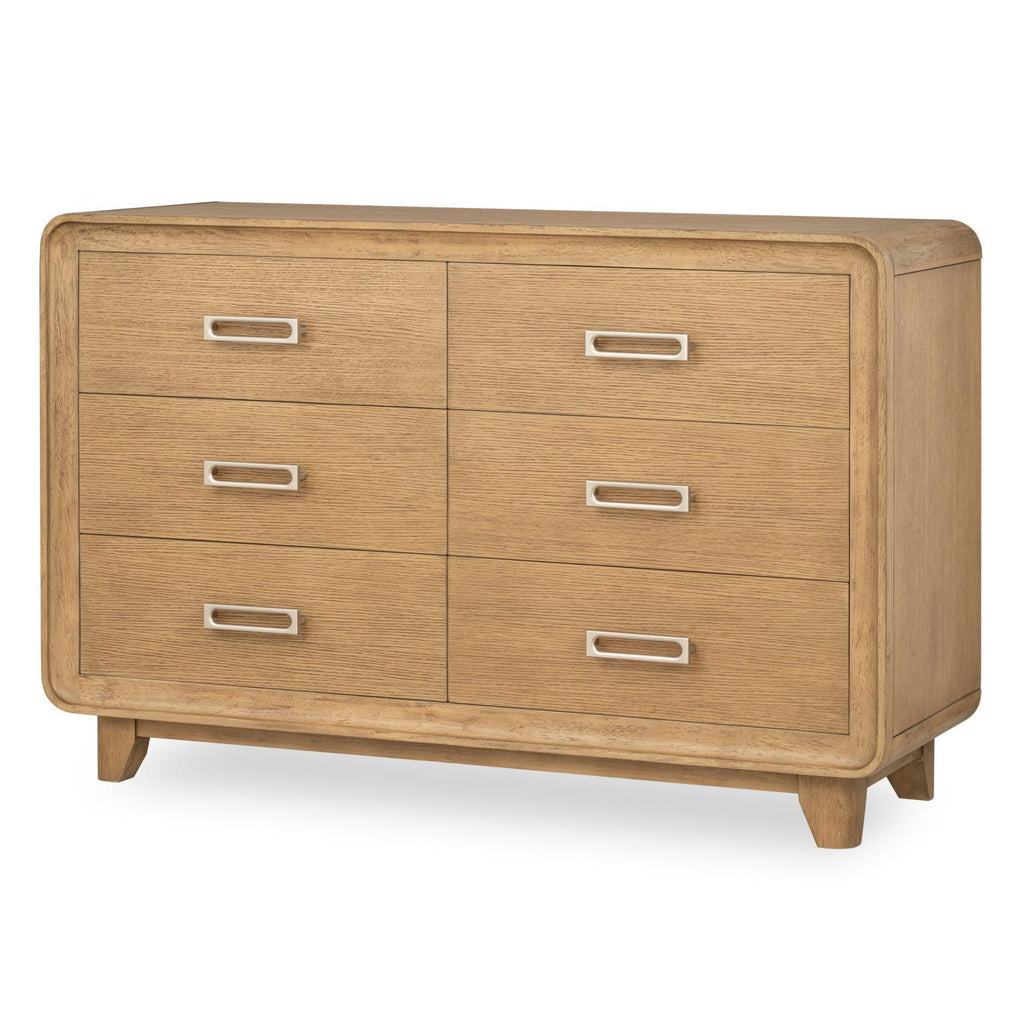 Commode à 6 tiroirs - Chêne du désert — conçue pour ceux qui apprécient le style et le confort dans une chambre d'enfant ou d'amis