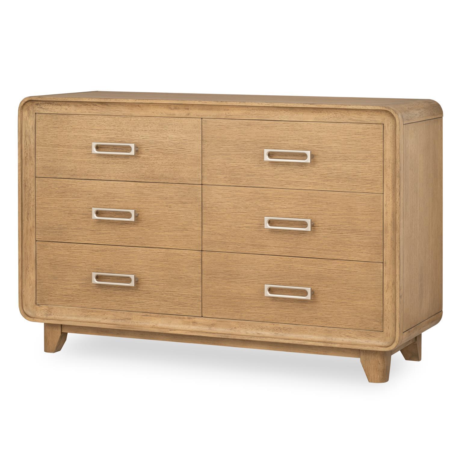 Commode à 6 tiroirs - Chêne du désert — conçue pour ceux qui apprécient le style et le confort dans une chambre d'enfant ou d'amis