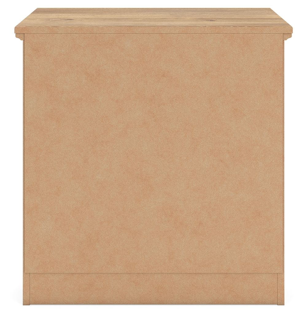 Table de chevet à deux tiroirs — Vous souhaitez créer une chambre aérée et joliment agencée ? Cette table de chevet au confort décontracté est