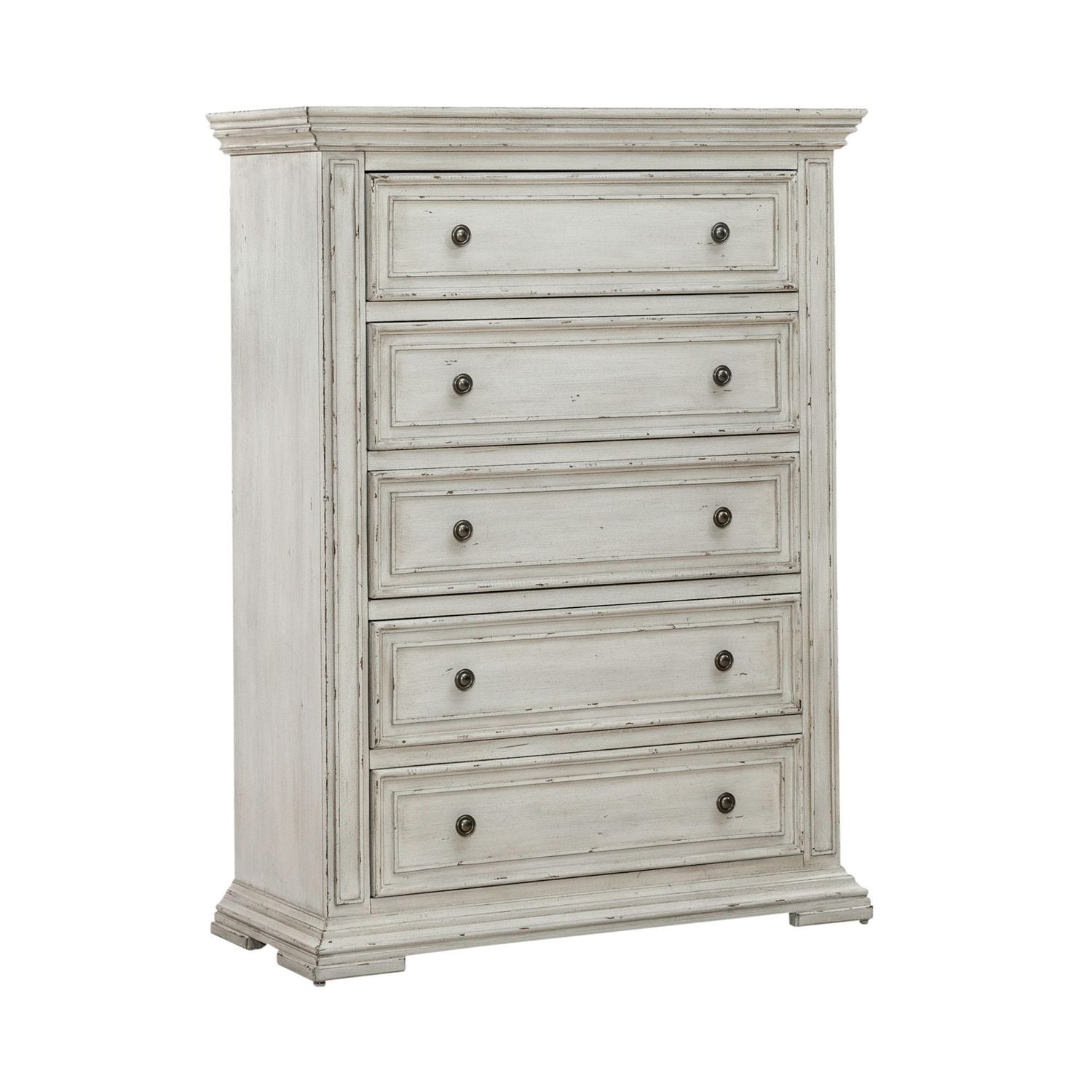 Commode 5 tiroirs — Cette commode allie à la perfection le design traditionnel et le style moderne actuel.