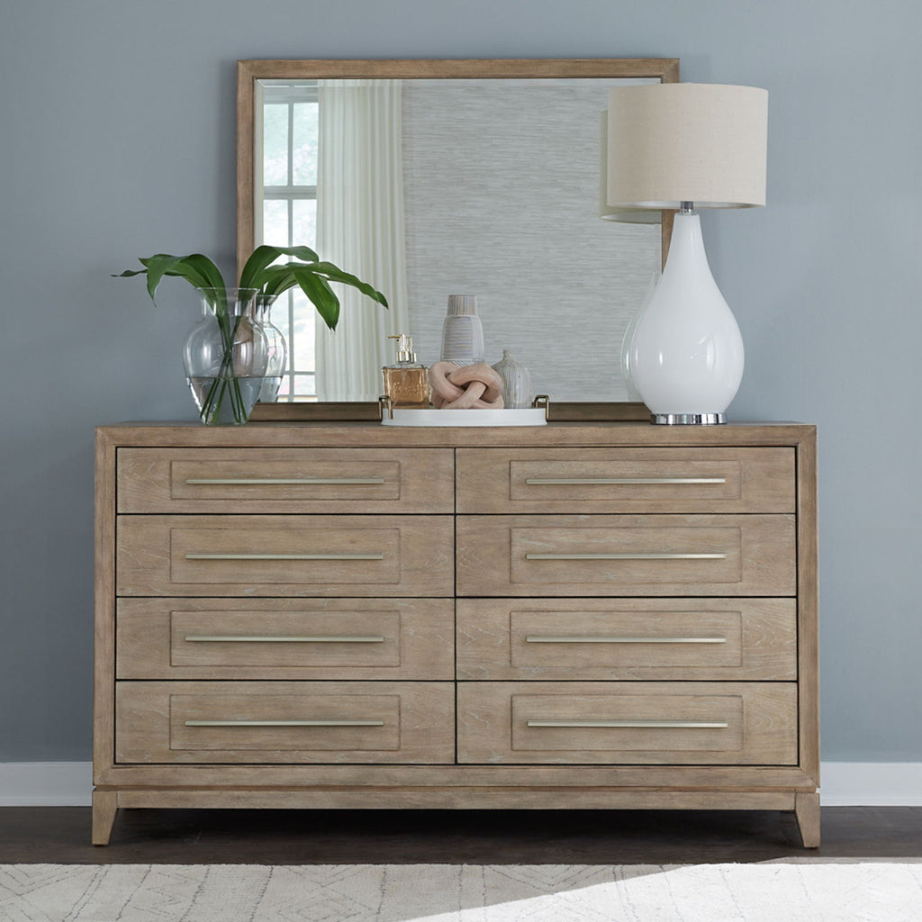 Commode et miroir - Grès — la collection confère un caractère distinctif qui enveloppe les espaces de chaleur et de charme